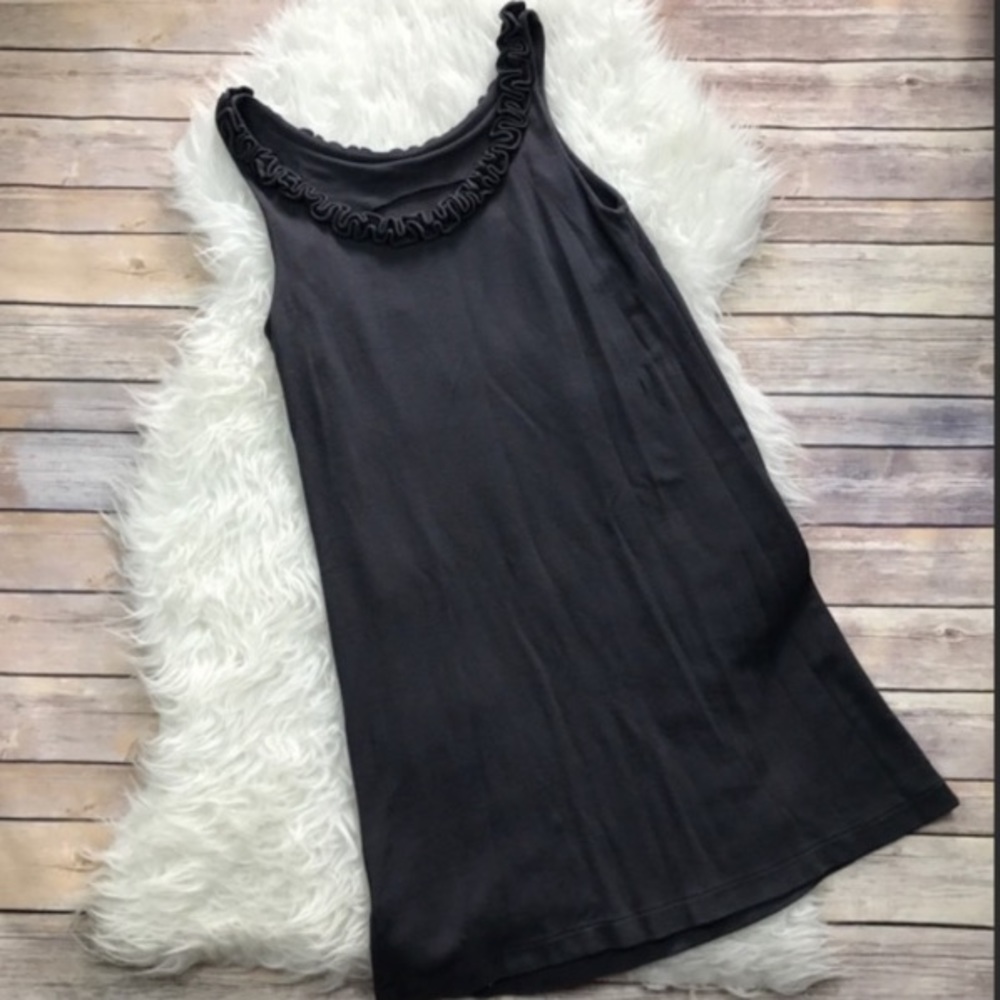 J Crew Ruffled Jersey Seaside Modal Tank Dress S